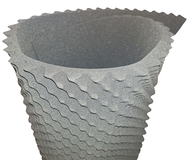 Preview: Dachhimmel mit Noppen (grau-schwarz)